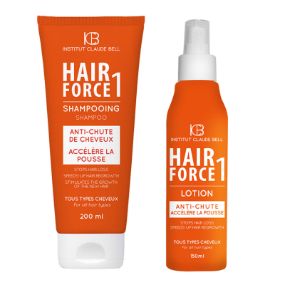 HAIR FORCE 1 Shampoo + Lotion - Vermindert seizoensgebonden haarverlies 